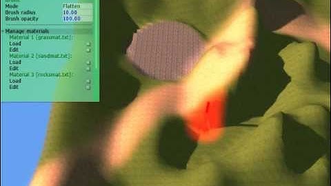 Oteengine-Heightmap editor