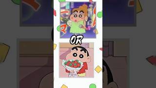 Shinchan vs female version 🤔?#shorts #shinchan #viral #shortvideo