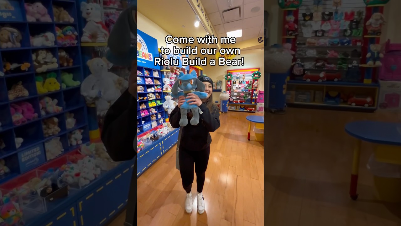 The Riolu Build a Bear is the best one yet 🥹 