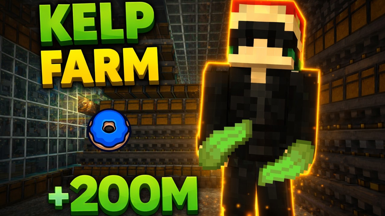 I Tested The BEST Beginner Kelp Farm In DonutSMP