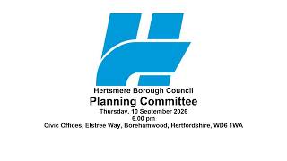 HBC Planning Committee 10 September 2026 6pm