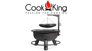 Cook King Bandito Fire Pit with Adjustable Grill