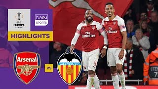 Arsenal 3-1 Valencia | Europa League Highlights