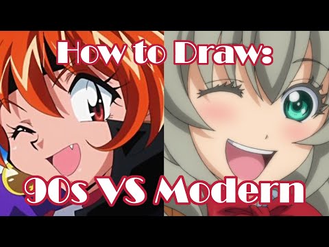 How to Draw Manga/Anime: 90s vs Modern Style
