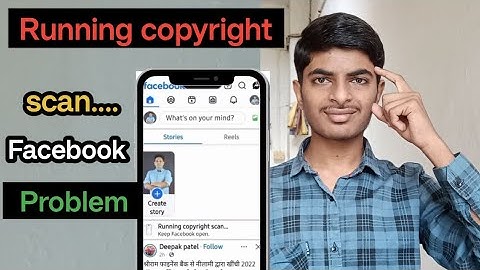 Running copyright scan facebook problem ll How to Fix Keep Facebook Open Problem 