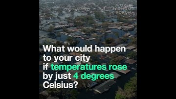 What would happen to your city if temperatures rose by just 4 degrees Celsius