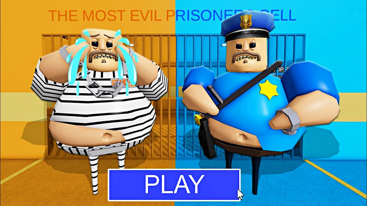 Prisoner Barry VS Police Barry's Prison Run! (Obby) - Full Gameplay ...