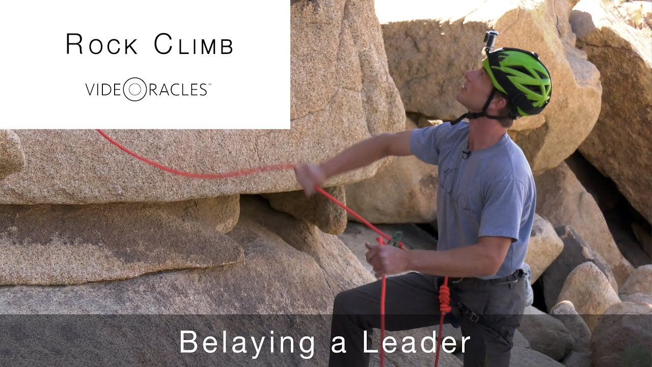Belaying a Leader YouTube