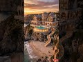 Epic Cliff Mansion Construction Timelapse 🌅#shorts