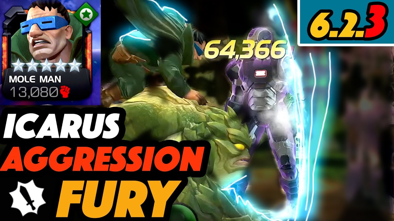 Act 6.2.3 MOLEGOD on ICARUS and Aggression Fury OMEGA RED BOSS