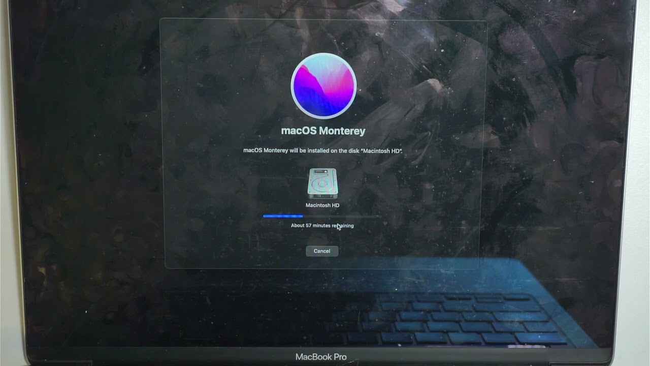 Macbook Pro M1 MacOS Monterey Factory Reset - YouTube