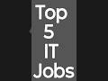 Top 5 IT Jobs in 2025 💻🚀 | Best Careers with High Salary 💰
