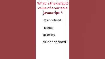 javascript variables default value