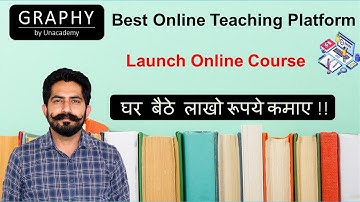Online Course Platform Graphy by Unacademy | Best Online Teaching Platform || Earn Money
