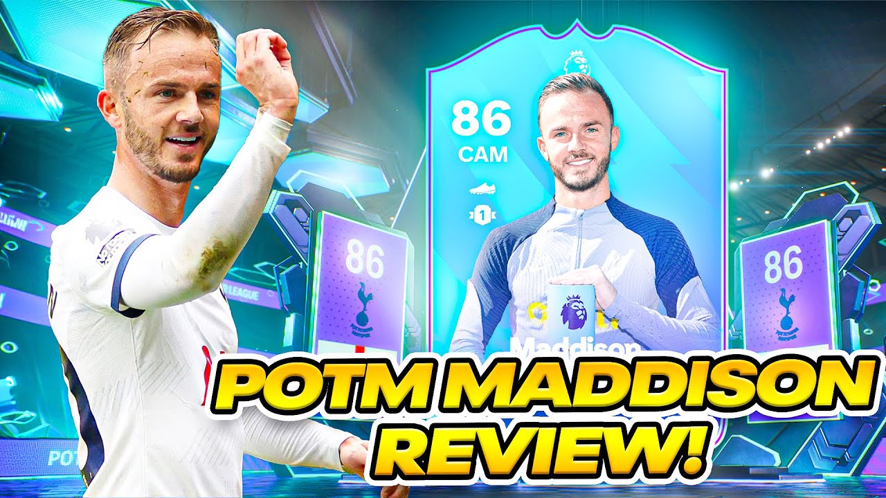 86 POTM MADDISON SBC PLAYER REVIEW! POTM JAMES MADDISON REVIEW!