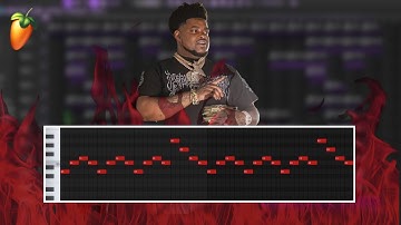 How to make HARD beats for Bossman Dlow | FL STUDIO TUTORIAL