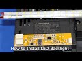 GT1685M-STBD, How to Install LED Backlight