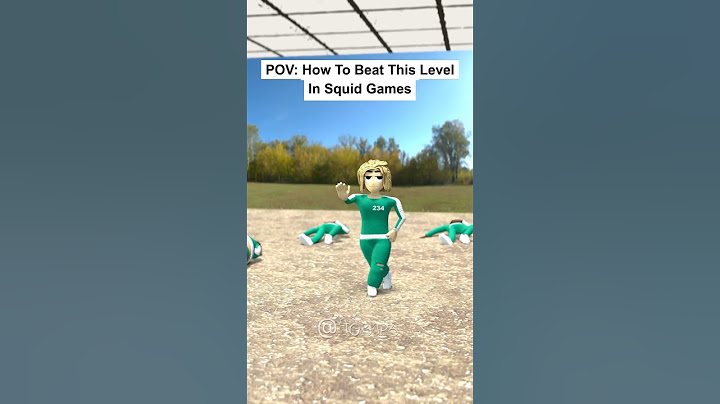 POV: How to beat this level in squid games
