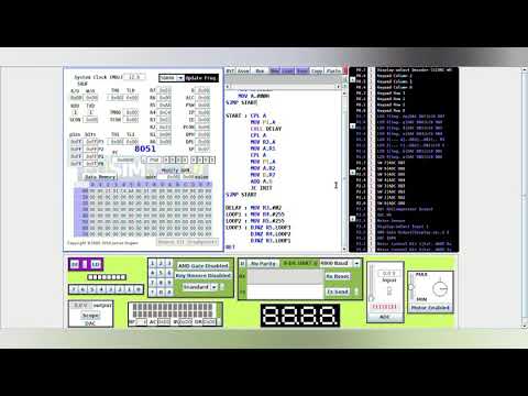 Ring Counter Using 8051 Microcontroller