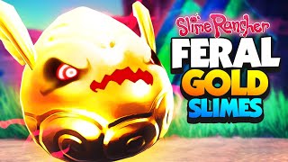 Making FERAL GOLD SLIMES with Mods!  Slime Rancher Mods