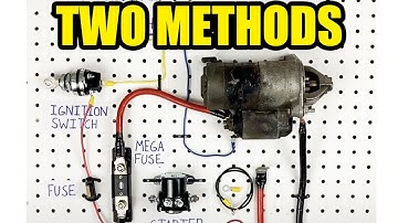 How To Wire a Starter Relay Solenoid and Neutral Safety Switch on Any Car Truck |@WiringRescue