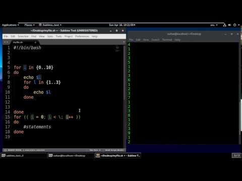 Bash Shell Scripting Tutorials For Beginners 21 - For Loop in bash