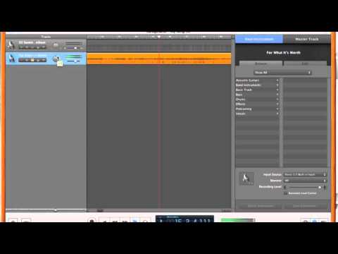 How to Remove Vocals Using Garage Band pt 2/3 Remove Lyrics from Song using Garageband