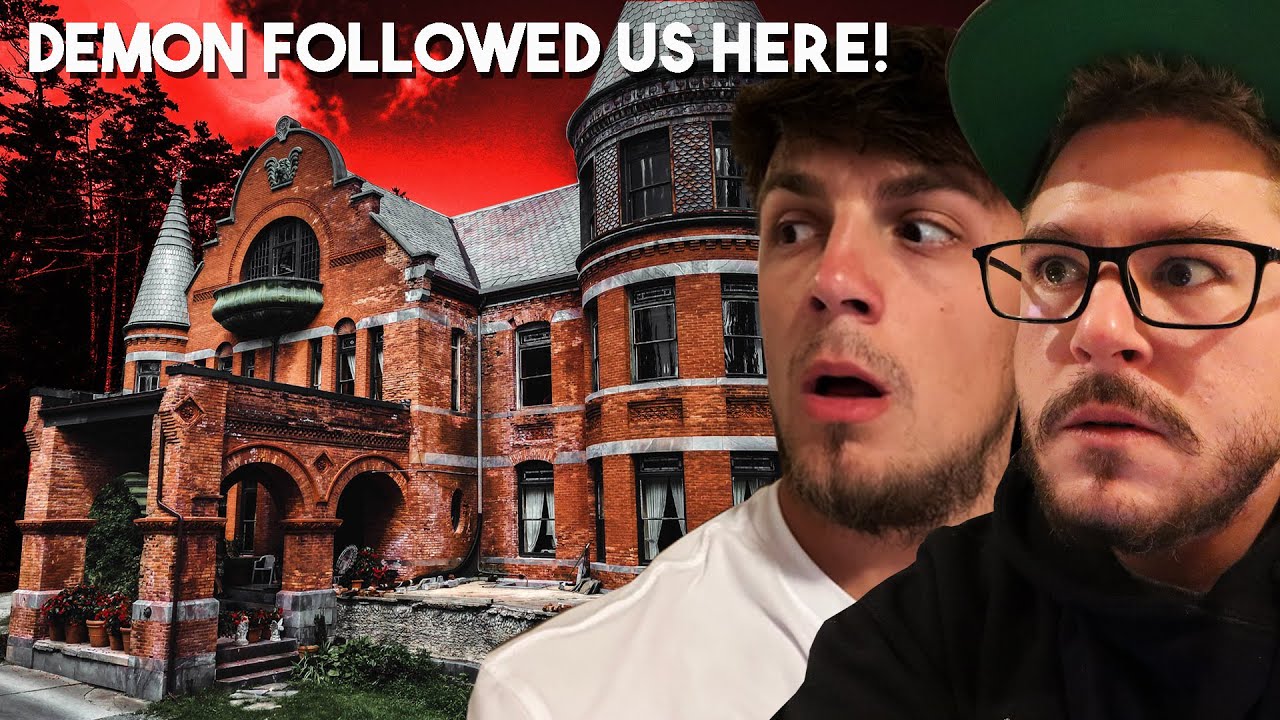 DEMON FOLLOWED US TO THE HAUNTED CASTLE IN THE WOODS *Very Scary*
