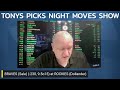 NBA, MLB, NHL Betting Odds, Picks - NIGHT MOVES Show for Sat., May 2, 2026
