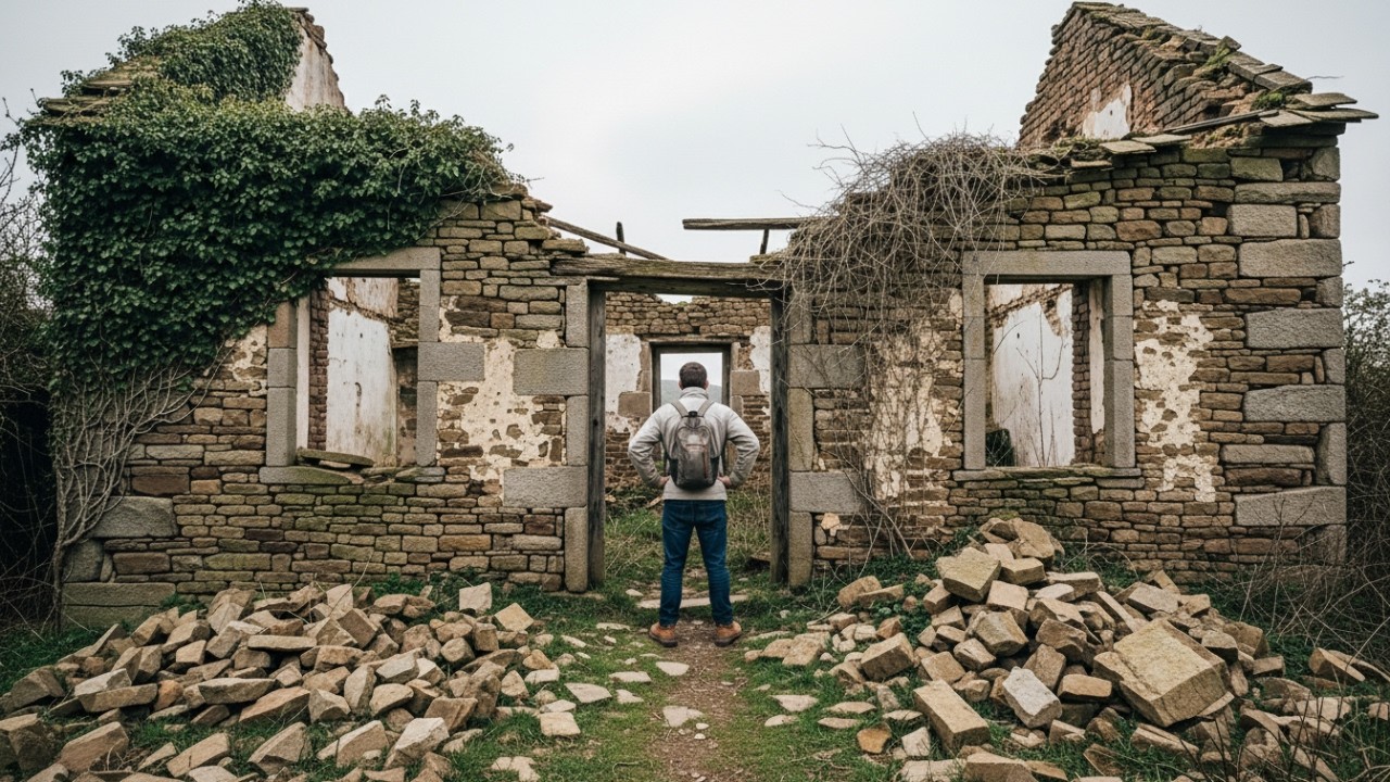He Bought an Old Ruin… Then Turned It Into a Stunning Tiny House