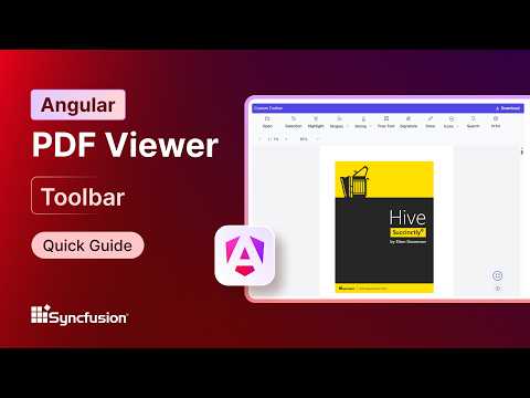 Angular PDF Viewer：ツールバー機能の解説