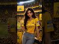 CSK 💛 #ipl #csk #cskfans #viral #ytshorts #cricket #fashion #msdhoni #chennaisuperkings #yellow #ai