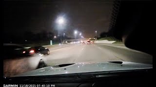 Dashcam: Jeep Trackhawk Theft Leads to High-Speed Police Chase | Ann Arbor, MI (November 2021)