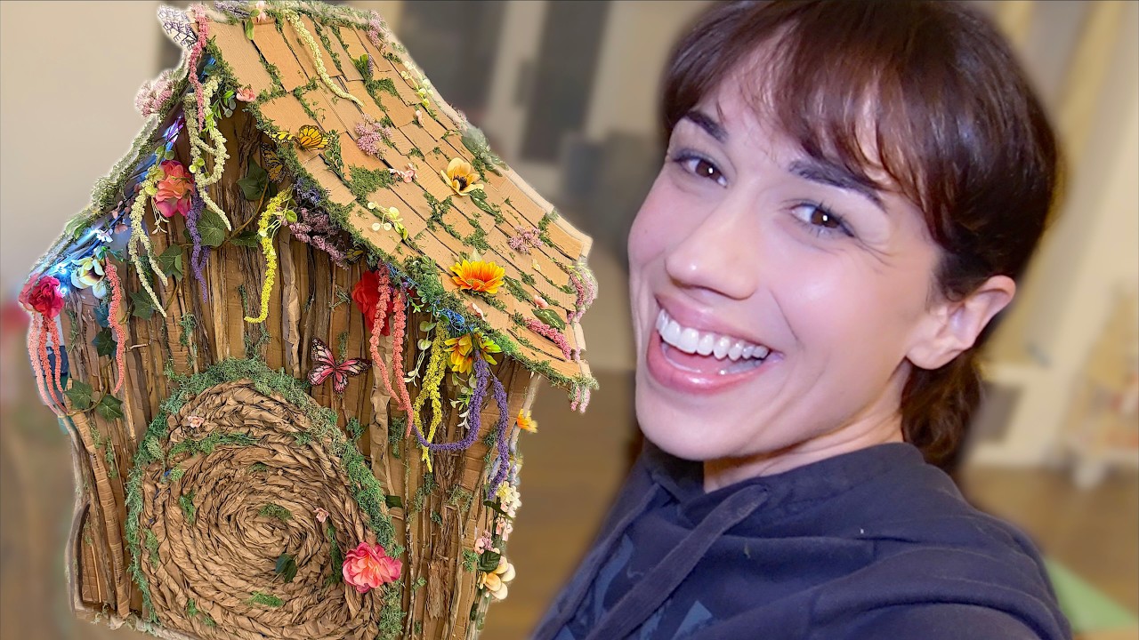 I Made a Life Size Fairy House For My Daughter!