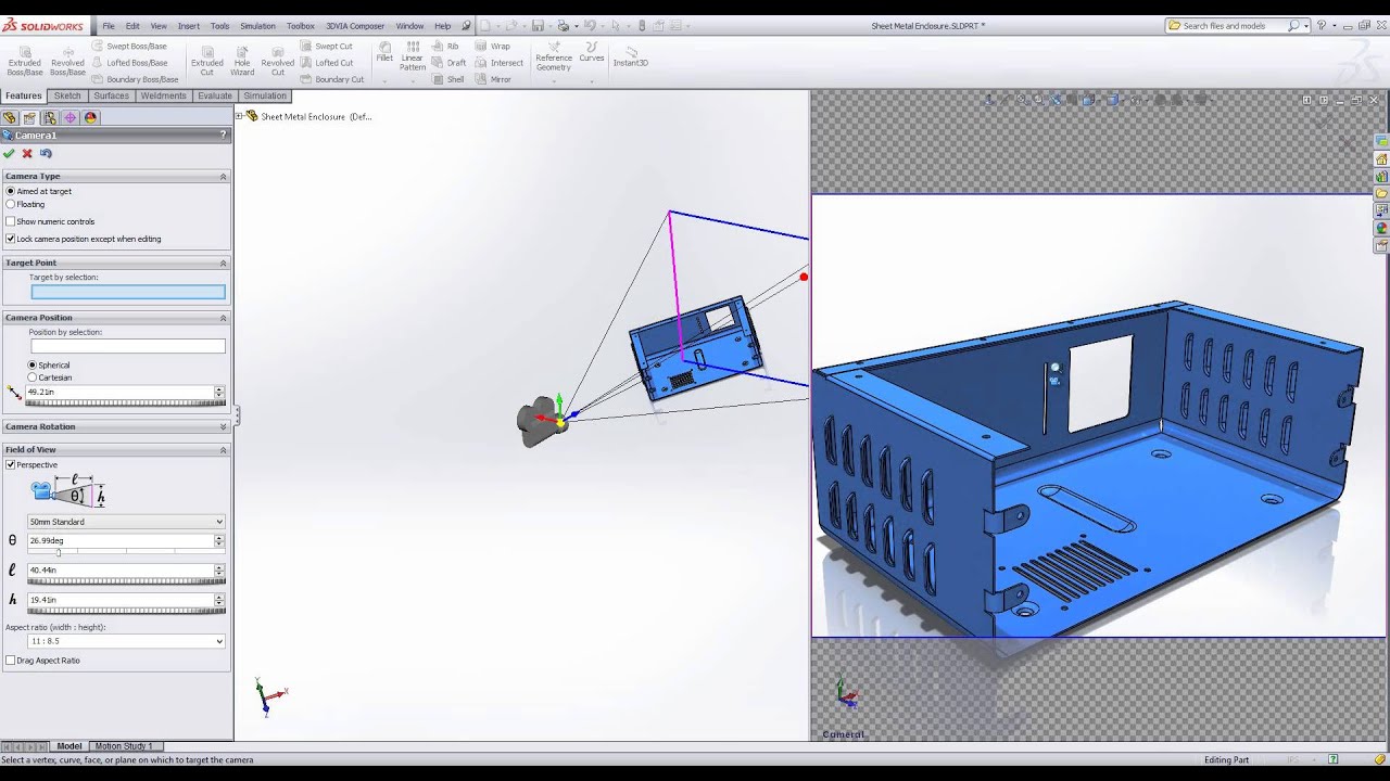 Q&A How do I add a camera position in SolidWorks? YouTube