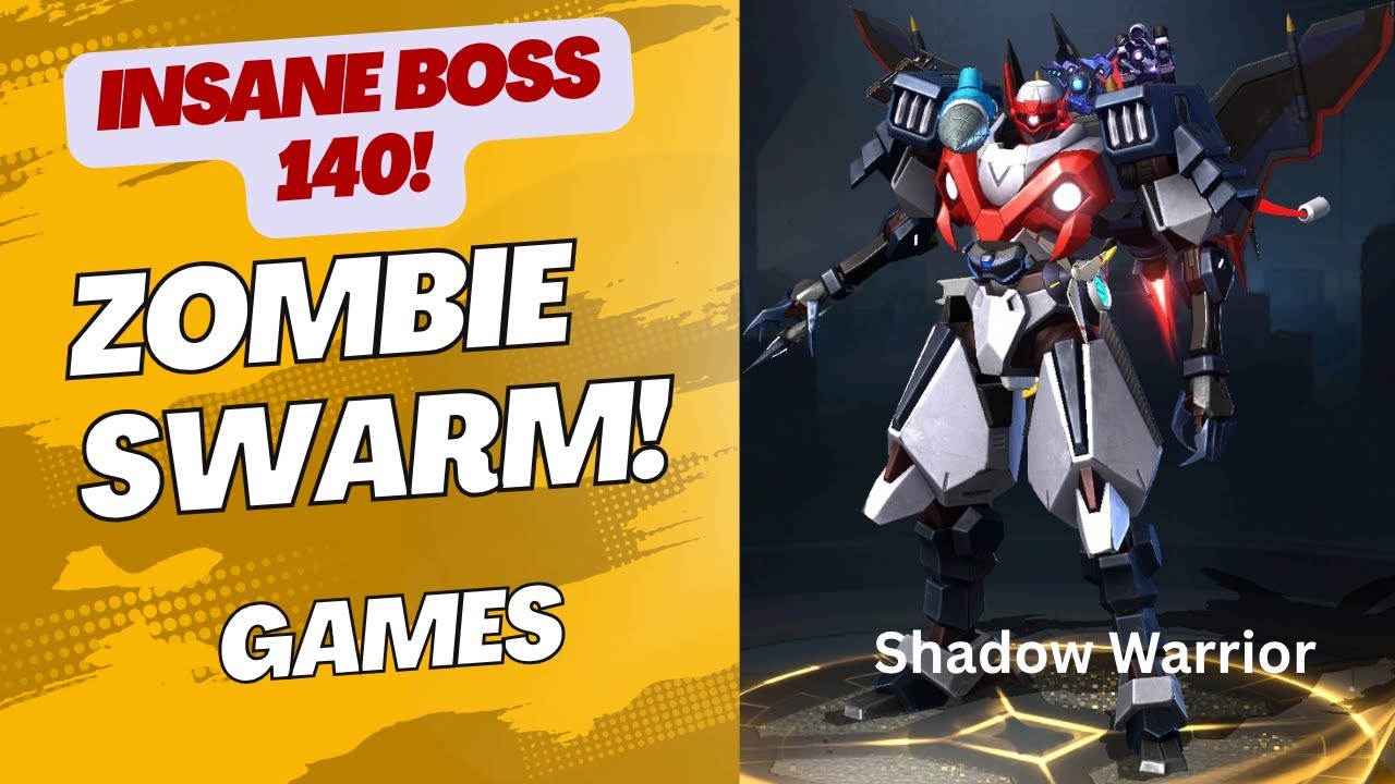 This Boss Fight 140 Is Beyond CRAZY! Mech Assemble Zombie Swarm ⚙️💀
