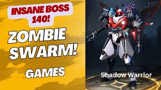 This Boss Fight 140 Is Beyond CRAZY! Mech Assemble Zombie Swarm ⚙️💀