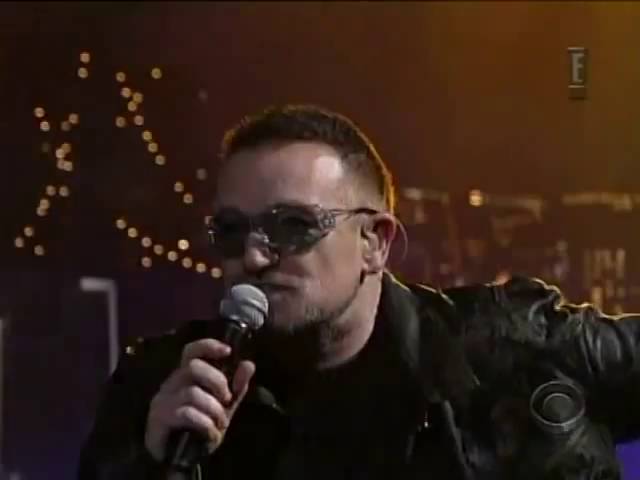 U2   BREATHE  LIVE    2009 No Line On The Horizon, David Letterman Show