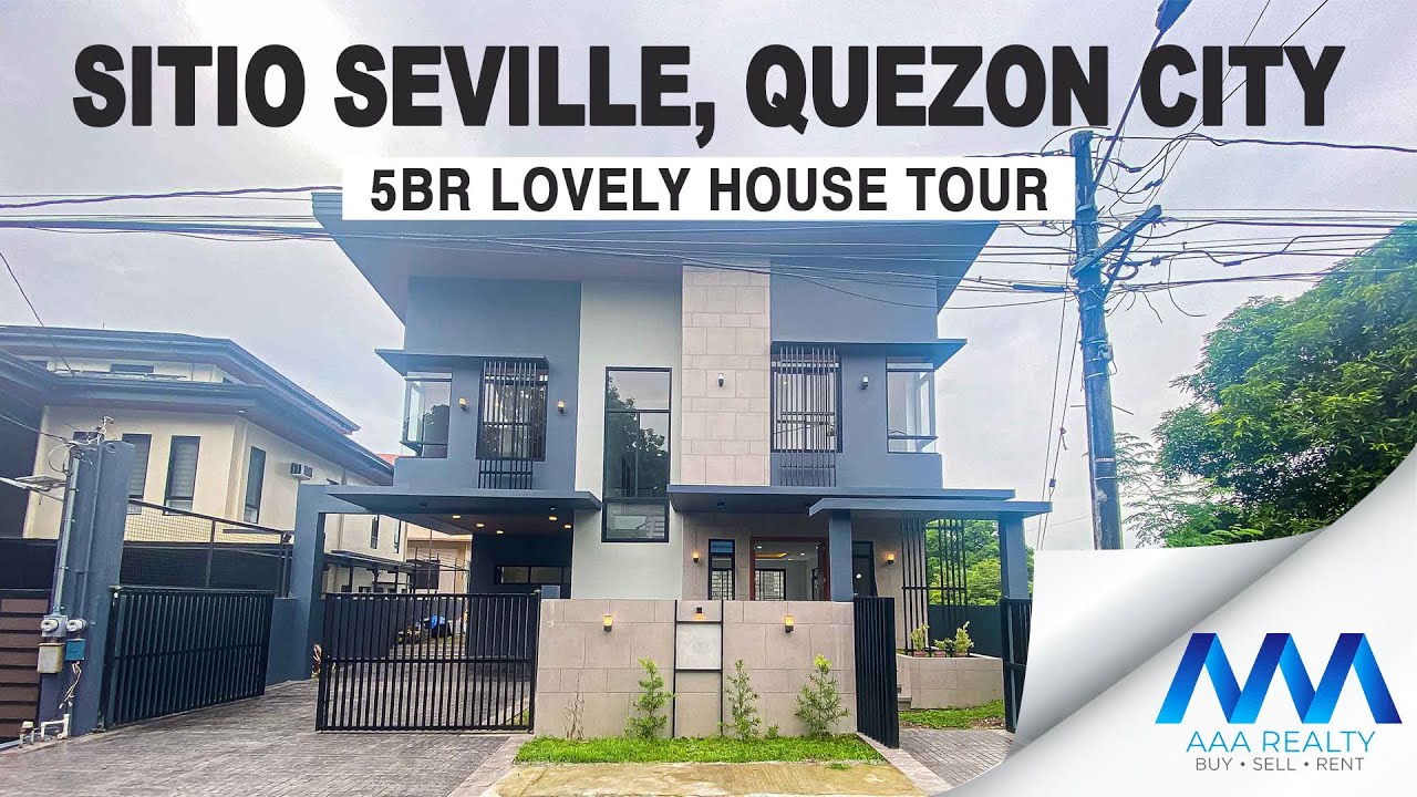 HOUSE TOUR SITIO SEVILLE 5 BEDROOM BRAND NEW LOVELY HOME IN QUEZON