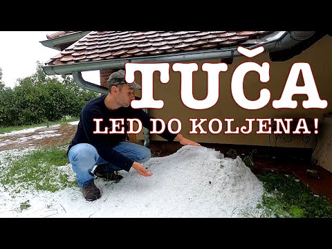 Oluja s tučom! Led do koljena!