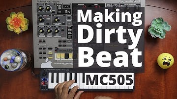 Making a Dirty Throw Back Hip Hop Beat with the Roland MC 505