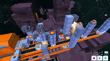 Infinifactory - Guided Javelin Type 2: Attempt 2/4 (71 cycles)