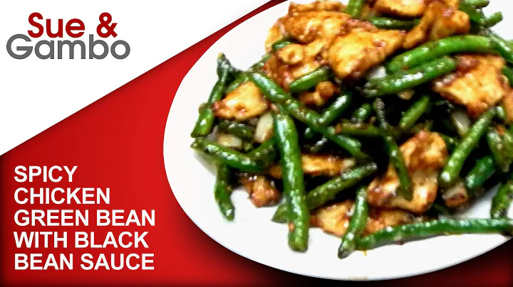 Stir fry Spicy Chicken Green Bean with Black Bean ...