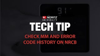 NRCB Maintenance Monitors and Error Code History