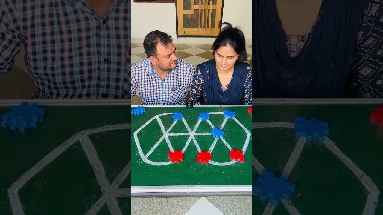 लाल और नीले रंग की गोटी में कौन जीतेगा  