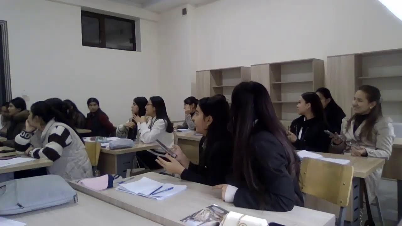 Ingliz tili tarixi va grammatikasi kafedrasi professori SH.J. Shomurodovaning ochiq darsi