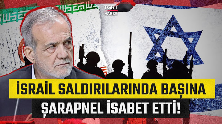 İsrail Saldırılarında Pezeşkiyan'a Suikast Girişimi: Başına Şarapnel İsabet Etti! - TGRT Haber