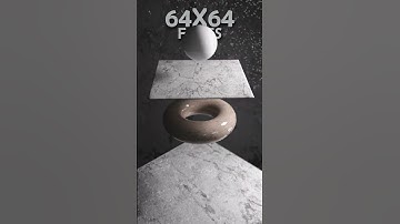 Marble FX Loop | 265x265 Cloth Drop Simulation – Clean CGI Test #loopixel #cgi #shorts