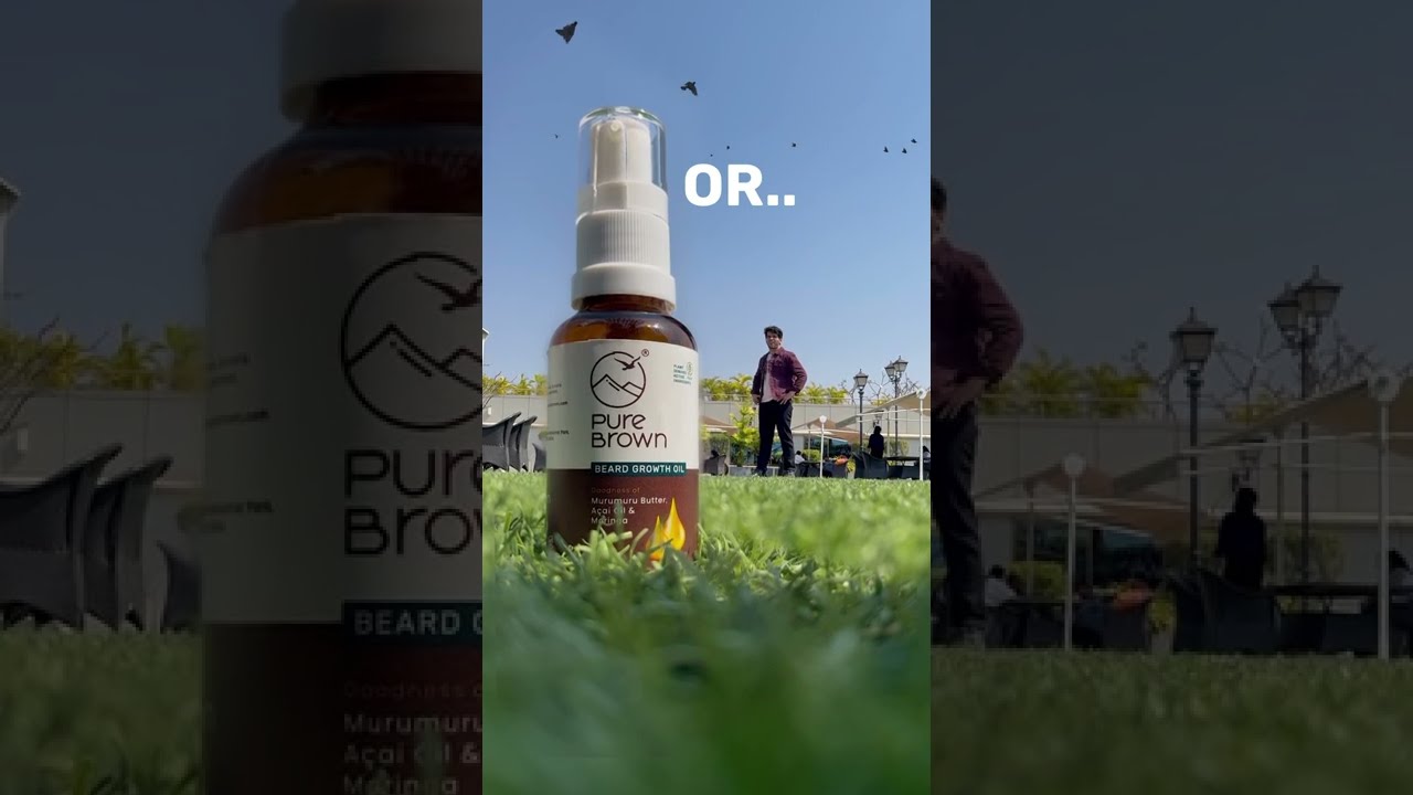 Beard Oil for Men | Pure Brown | The Ultimate Men's Skincare