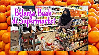Belanja Buah di Supermarket | Daily Vlog Ibu Rumah Tangga | Belanja Mingguan
